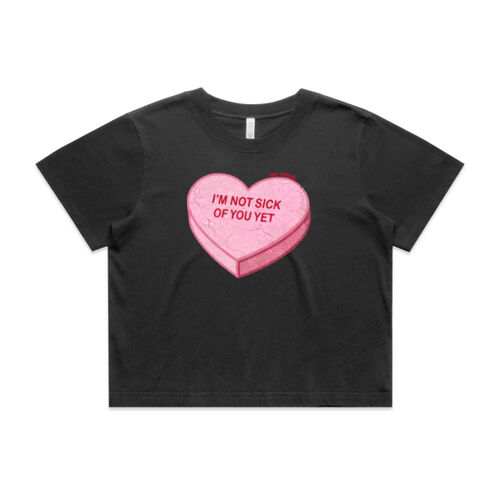 FKN NOT SICK OF YOU (YET) CROP TEE Thumbnail