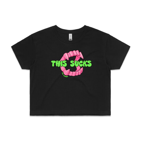 THIS FKN SUCKS CROP TEE Thumbnail